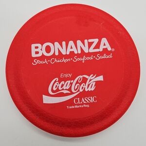 VINTAGE | Bonanza X Coca Cola 9" frisbee